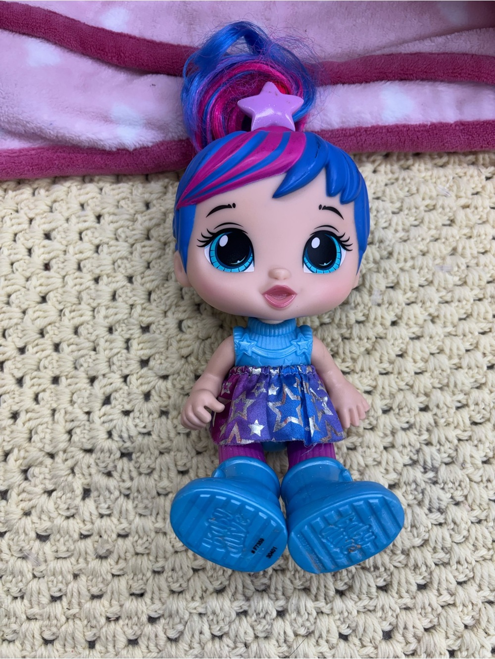 2923’hasbro baby alive rainbow hair 9” #F7359. 30401
